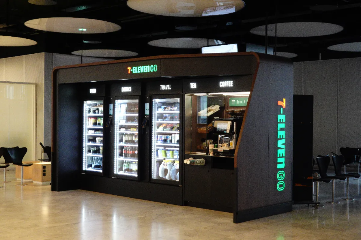 コペンハーゲン空港 7-Eleven GO 自動販売機キオスク